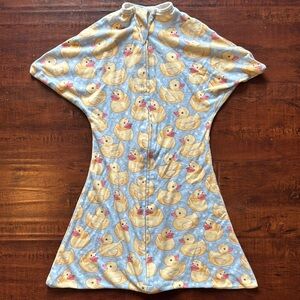 Zipadee-zip Duck Print Baby Swaddle size Small